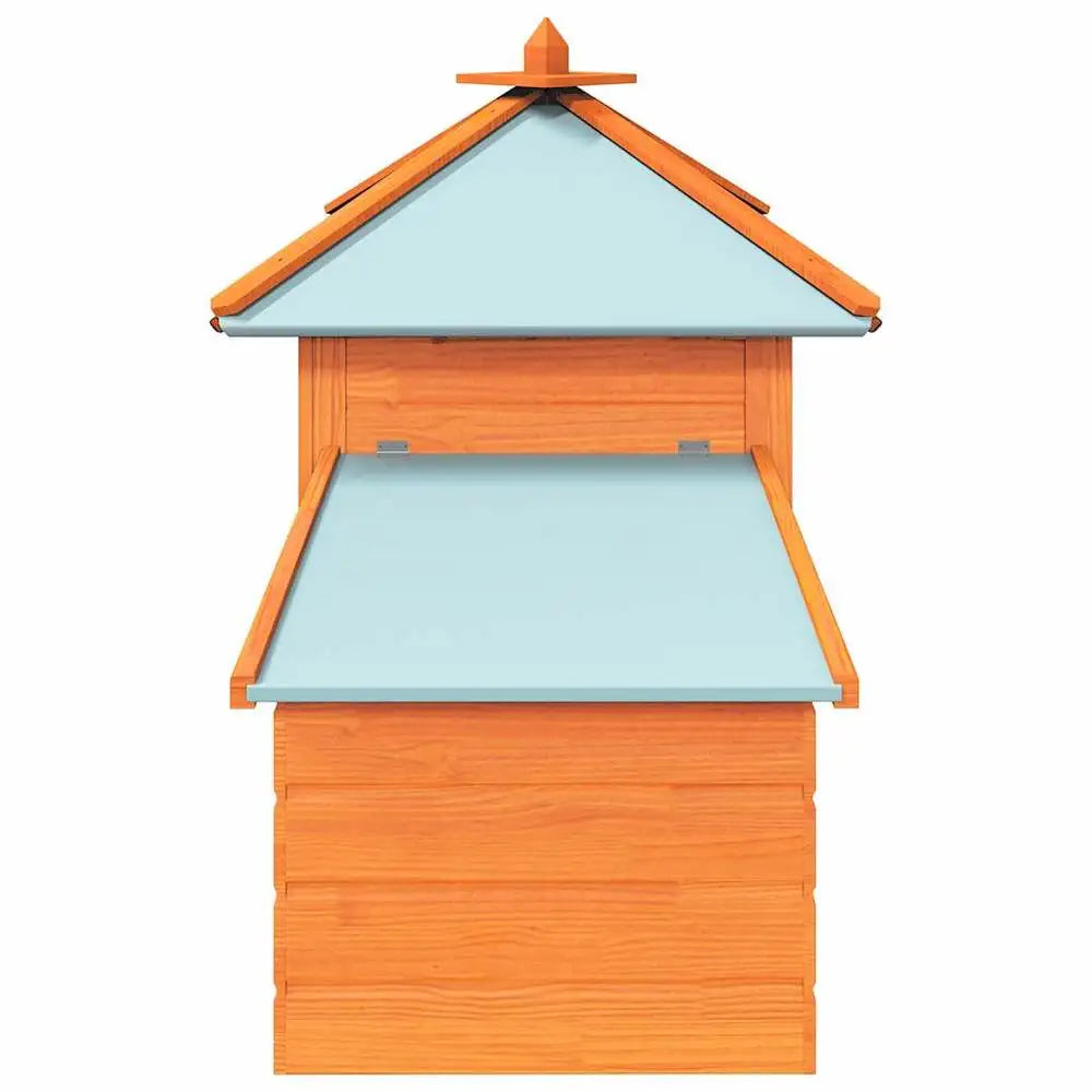 Poulailler en Bois avec Enclos et Nid – Vert