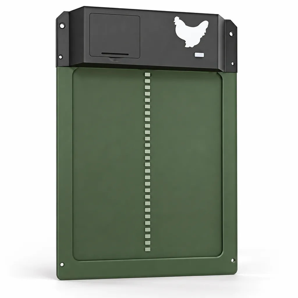 Porte automatique pour poulailler avec capteur de lumière