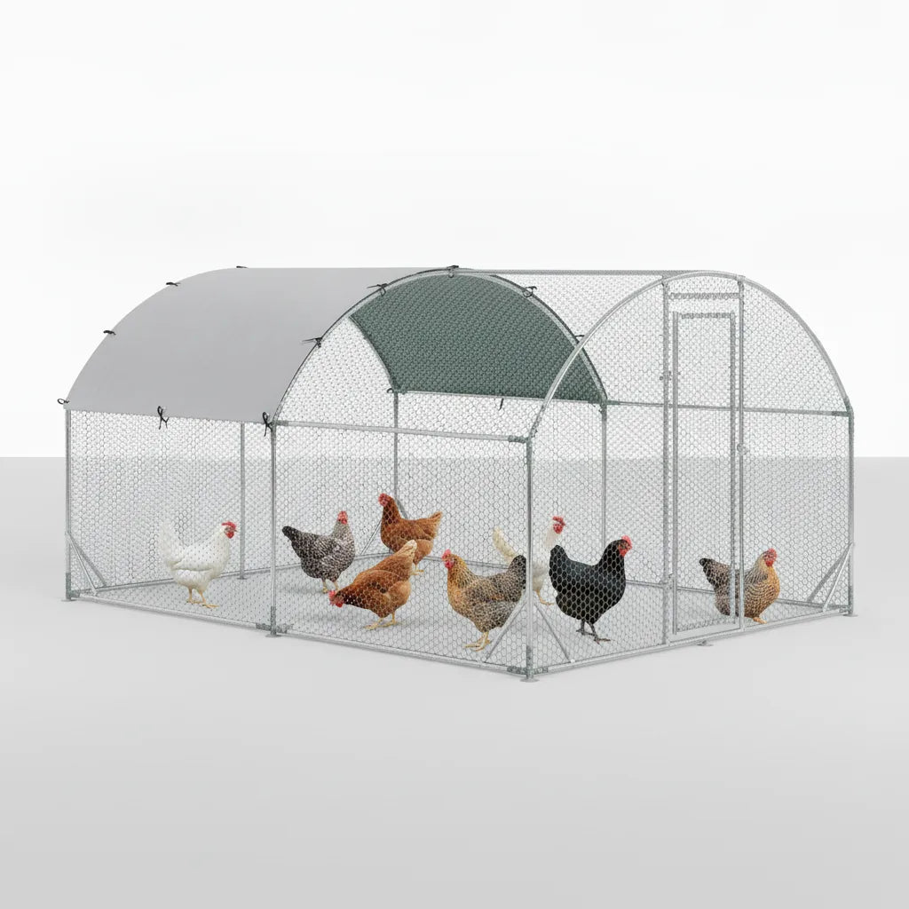 Enclos Extérieur pour Poules 10,64 m² – Parc Grillagé