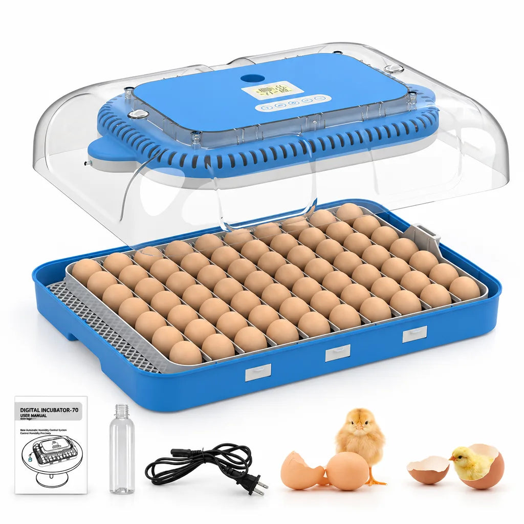 Couveuse Automatique 70 Œufs – Température et Humidité