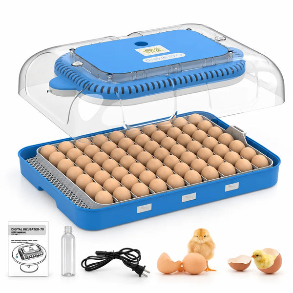 Couveuse Automatique 70 Œufs – Température et Humidité