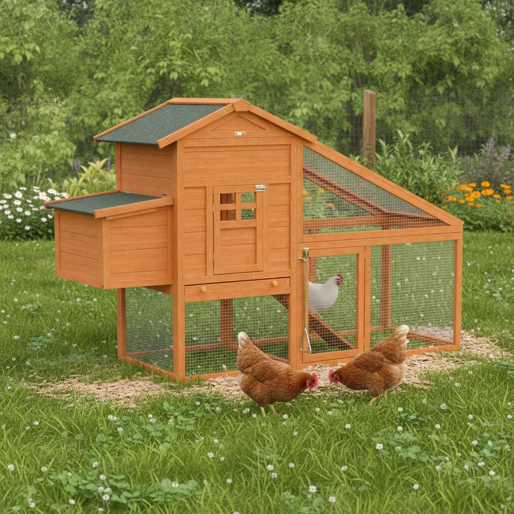 Abri Extensible pour Poules en Bois – 179 cm