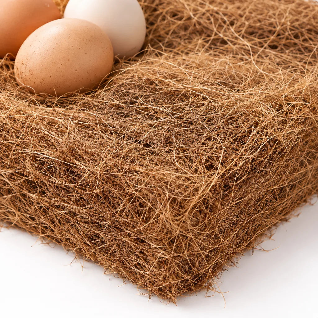 Tapis de Nid pour Poules – Brun Foncé