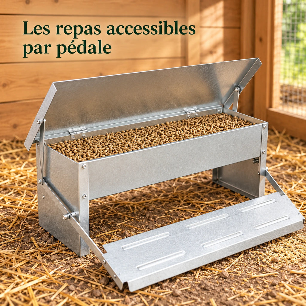 Mangeoire Automatique pour Poules – 5 kg — détail du produit